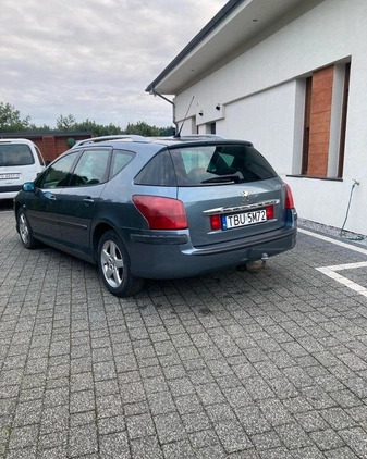 Peugeot 407 cena 6500 przebieg: 390000, rok produkcji 2005 z Obrzycko małe 301